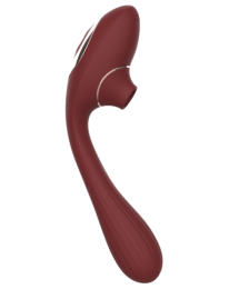 Stimulateur Clitoridien & Vibromasseur Point G 2-en-1 DINA Bordeaux - WS-NV017WIN